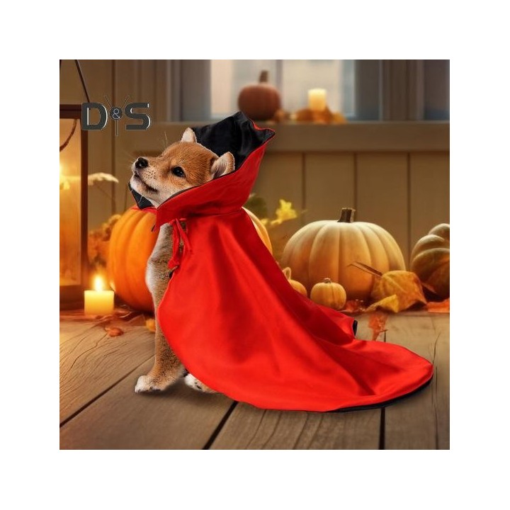 Halloween-Umhang für Haustiere, verstellbar, weicher Hexenumhang, festliches Party-Ankleideaccessoire, Alltagskleidung, Foto-