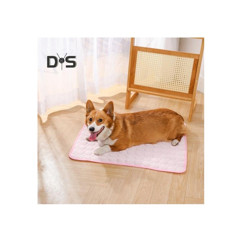 Kühlmatte für Haustiere, selbstkühlendes Hundekühlkissen aus Eisseide für Bett, Zwinger, Sofa, Autositz, Sommerkühlkissen für
