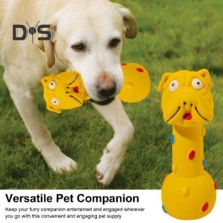 Kauspielzeug für Hunde aus Latex, robust, bissfest, Hantel-Kauspielzeug, Reinigung der Mundgesundheit, Vorbeugung von Zahnste