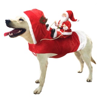 Haustier Hund Weihnachtskostüm Kleidung Haustier Weihnachtszubehör S chest 36-48cm
