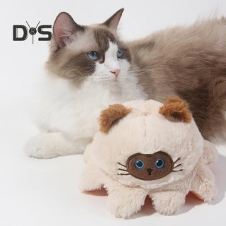 Plüsch-Oktopus-Haustierspielzeug, interaktives, kreischendes Piraten-Katzen-Oktopus-Haustier-Kauspielzeug, Welpen-Beißspielze