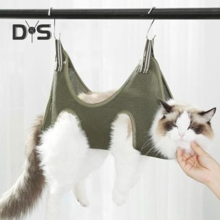 Hundepflege-Hängematte für die Krallenpflege von Haustieren, atmungsaktives Netzgewebe, Pflegehelfer für Katzen und Hunde mit