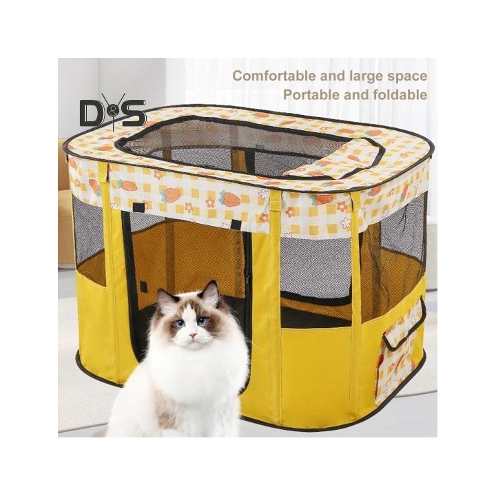 Laufstall für Haustiere, zusammenklappbar, Laufstall für Hunde, tragbares Trainingszelt, Hundekäfig, Käfig, Haustiergehege, Z