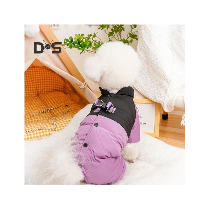 Wintermantel für Hunde, warme Thermojacke für Haustiere, für kaltes Wetter, Einteiler für kleine Hunde, Outdoor-Reisefotograf