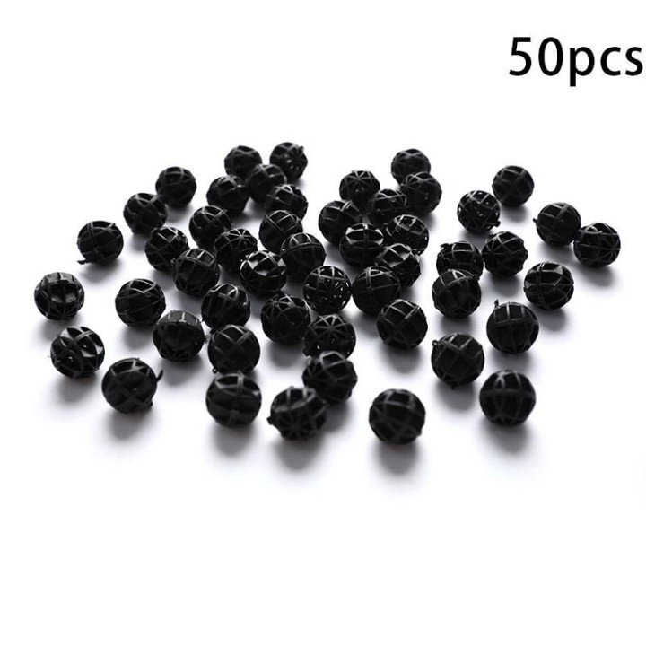 50Pcs Aquarium Filter Bio Bälle Baumwolle Für Luftpumpe Kanister Klar Wasser