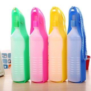 Haustierspender Faltbarer Outdoor-Haustier-Welpennapf Tragbarer Trinkwasser-Feeder für Hunde und Katzen Reise-Wasserflasche 2