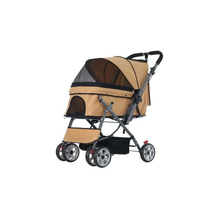 BTM Haustierwagen, klein, einfach zu bedienen, ohne Werkzeug, für die Pflege von Hunden, Haustierbedarf, von Angesicht zu Ang