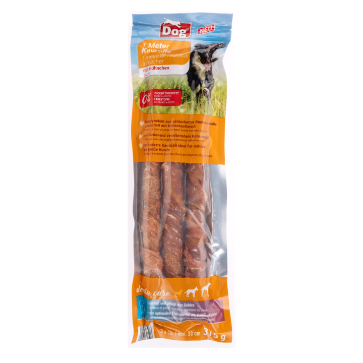 1 Meter Kaurolle 3 Stk. Hühnchen 315g