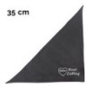 Schecker - Besticktes Halstuch, Unser Liebling mit Herz + Name [35cm - Schwarz]