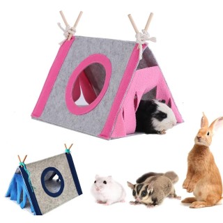 1 STÜCKE Kleines Haustiernest Filzzelt Kaninchennest Hamsterhaus Hamsterkäfig Großer Meerschweinchenkäfig Meerschweinchen Kle