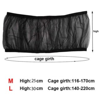 Mesh-Vogelkäfig-Abdeckung, Muschelrock, Netz, staubdicht, Vogelkäfig, Papageienkäfig, Netz, Haustierzubehör, luftiges Mesh, P