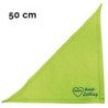 Schecker - Besticktes Halstuch, Unser Liebling mit Herz + Name [50cm - Kiwi]