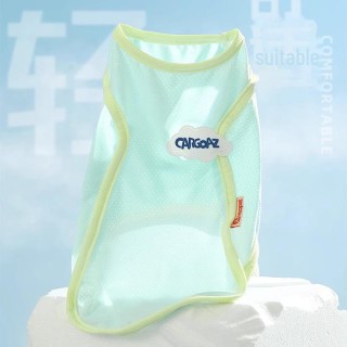 Sommer-Anti-Haarausfall-Haustierweste für Katzen und Hunde XS grün