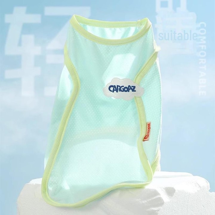 Sommer-Anti-Haarausfall-Haustierweste für Katzen und Hunde XS grün