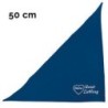 Schecker - Besticktes Halstuch, Unser Liebling mit Herz + Name [50cm - Blau]