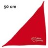 Schecker - Besticktes Halstuch, Unser Liebling mit Herz + Name [50cm - Rot]