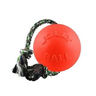Jolly Pets Romp-N-Roll Hundeball 4.5in orange