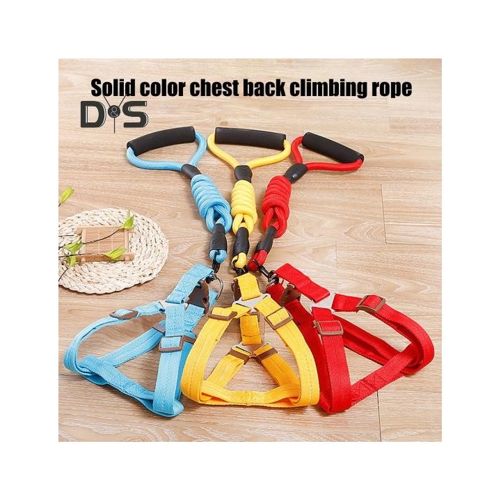 Hundegeschirr mit Leine, Hundetrainingsweste, Führstrick mit weich gepolstertem Griff, Haustier-Traktionszubehör für kleine u