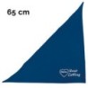 Schecker - Besticktes Halstuch, Unser Liebling mit Herz + Name [65cm - Blau]