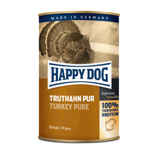 Happy Dog Truthahn Pur 6x400g 5+1 gratis
