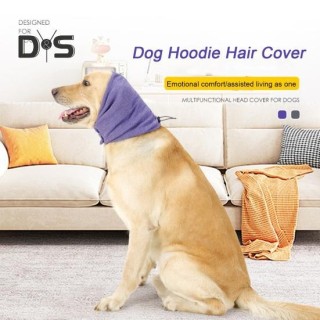 Beruhigender Kapuzenpullover für Hunde, Hämatom-Ohrpolster, Kopfbedeckung für Hunde, Ohrenschützer zur Linderung von Angstzus