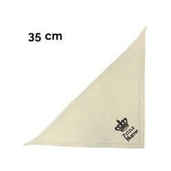 Schecker - Besticktes Halstuch Prinz + Name [35cm - Beige]