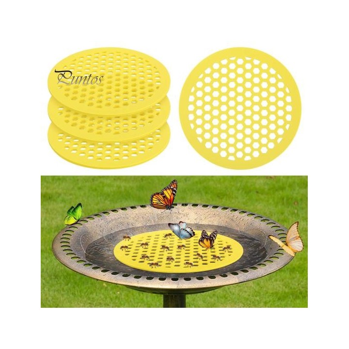 1/2/3/4 Stück schwimmende Bienentränke, EVA, schwimmende Bienentränkestation für Gartendekoration im Freien, Schmetterlings-B