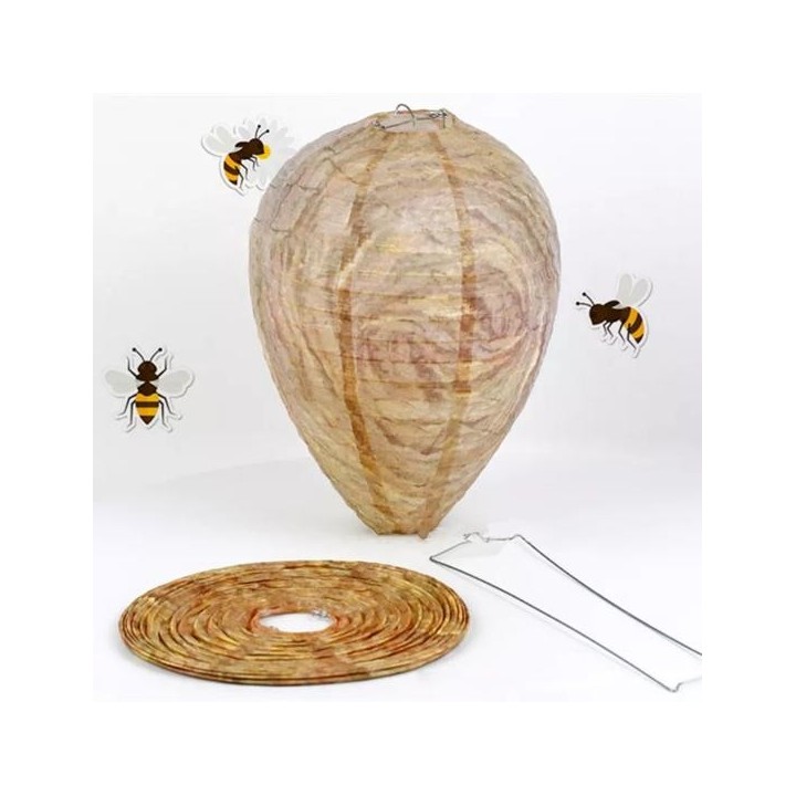 Wespenlaterne, realistisch, harmlos, einfache Installation, Wespennest, Köder, wasserdicht, realistisch, Wespenschutz, Garten