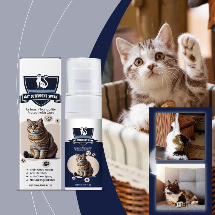 Anti-Kau-Spray für Haustiere, Möbelspray, Katzen hassen Anti-Lecken-Spray, Bitterspray zur Korrektur schlechten Verhaltens. 5