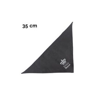 Schecker - Besticktes Halstuch Prinz + Name [35cm - Schwarz]