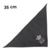 Schecker - Besticktes Halstuch Prinz + Name [35cm - Schwarz]