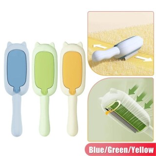 Haustierpflegebürste, selbstreinigende Hundehaarbürste mit Fellaufbewahrungsfach, bequemer Griff, Werkzeug zur täglichen Entf