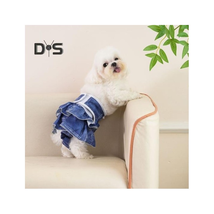 Hunde-Menstruationshose für Hündinnen, Menstruationsunterwäsche, waschbare Haustierwindel, Hygienehose für Welpen, Schutzhose