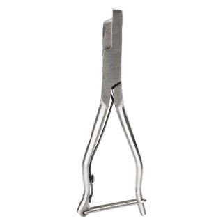 Zange für Schweineohrmarken, Edelstahl, Tierohrkerbe mit sicherer Schnalle für Rinder, Schafe, Ziegen