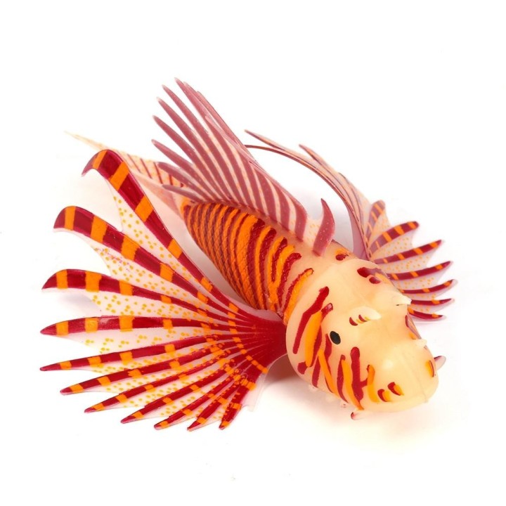 Fluoreszenz Fisch Aquarium Ornamente 3D Künstliche Silikon Aquarium Aquarium Dekorationen