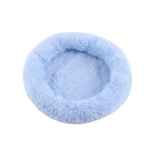 Weiches Fleece-Hamsterbett, Igel, Eichhörnchen, Kleintier, warmes Kuschelkissen, Hausunterlage (Blau S) blau