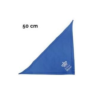 Schecker - Besticktes Halstuch Prinz + Name [50cm - Royalblau]