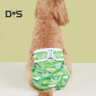 Menstruationshosen für Haustiere, Windeln für weibliche Hunde, Hygienehöschen, physiologische Shorts, Regenbogendrucke, atmun