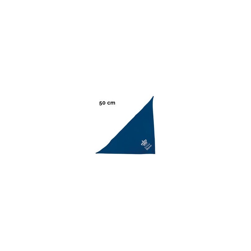 Schecker - Besticktes Halstuch Prinz + Name [50cm - Blau]