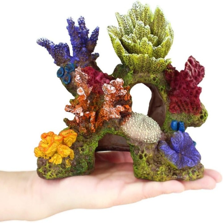 Polyresin Coral Ornaments Kunstharz Aquarium Dekor Schlaf Aquarium Dekor Betta
