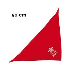 Schecker - Besticktes Halstuch Prinz + Name [50cm - Rot]
