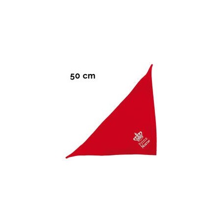 Schecker - Besticktes Halstuch Prinz + Name [50cm - Rot]