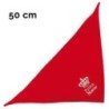 Schecker - Besticktes Halstuch Prinz + Name [50cm - Rot]