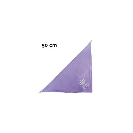 Schecker - Besticktes Halstuch Prinz + Name [50cm - Flieder]