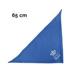 Schecker - Besticktes Halstuch Prinz + Name [65cm - Royalblau]