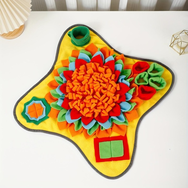 Hundeschnüffelmatte, interaktives Hundespielzeug mit langsamer Fütterung, Versteckspiel, Bereicherung für das Training und Sp