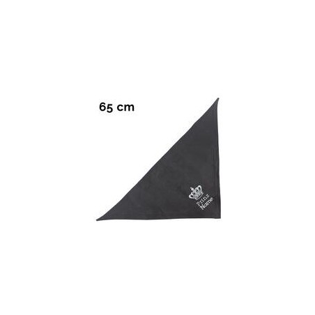 Schecker - Besticktes Halstuch Prinz + Name [65cm - Schwarz]
