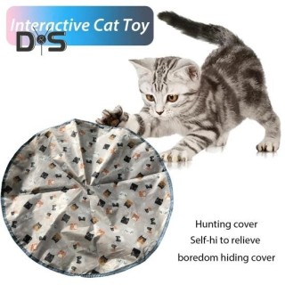 Jagd-Abdeckung, Katzenspielzeug, Versteckspiel, Kätzchenspielzeug, interaktives, bewegungsaktiviertes Katzen-Übungsspielzeug