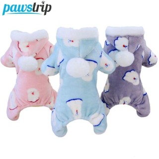 Winter Warmer Hundeoverall Korallenfleece Haustier Hundekleidung für kleine Hunde Welpenkleidung Chihuahua Yorkie Kleidung Hu
