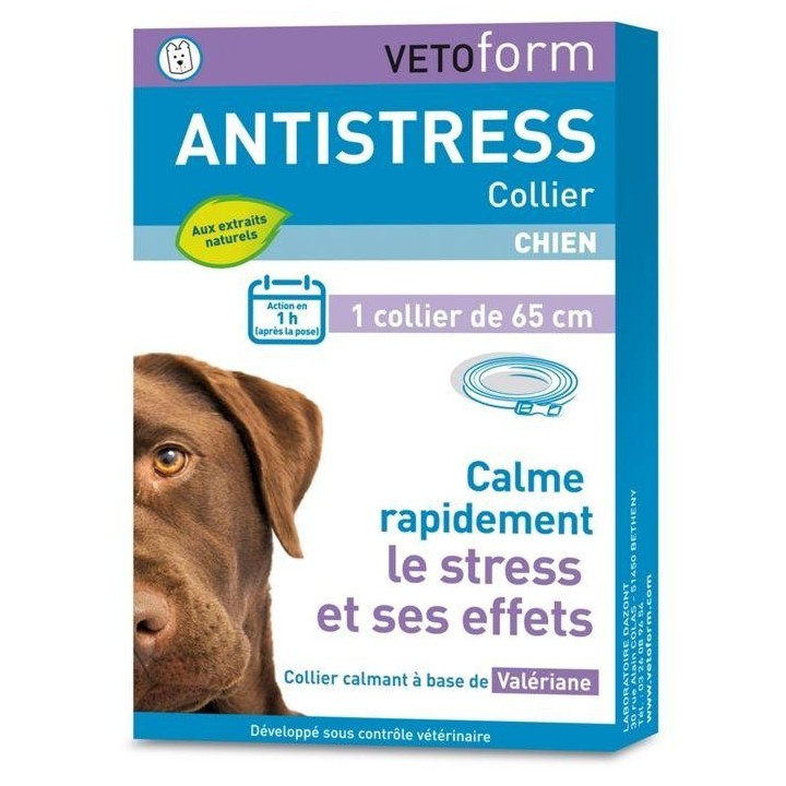 Vetoform Collier Chien Anti-Stress 65 cm